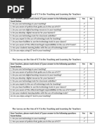 Survey - (5 Teachers)