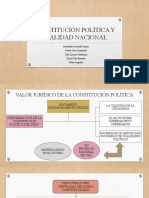 CONSTITUCIÓN POLÍTICA Y REALIDAD NACIONAL