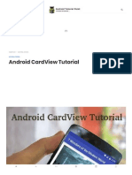 Android CardView Tutorial