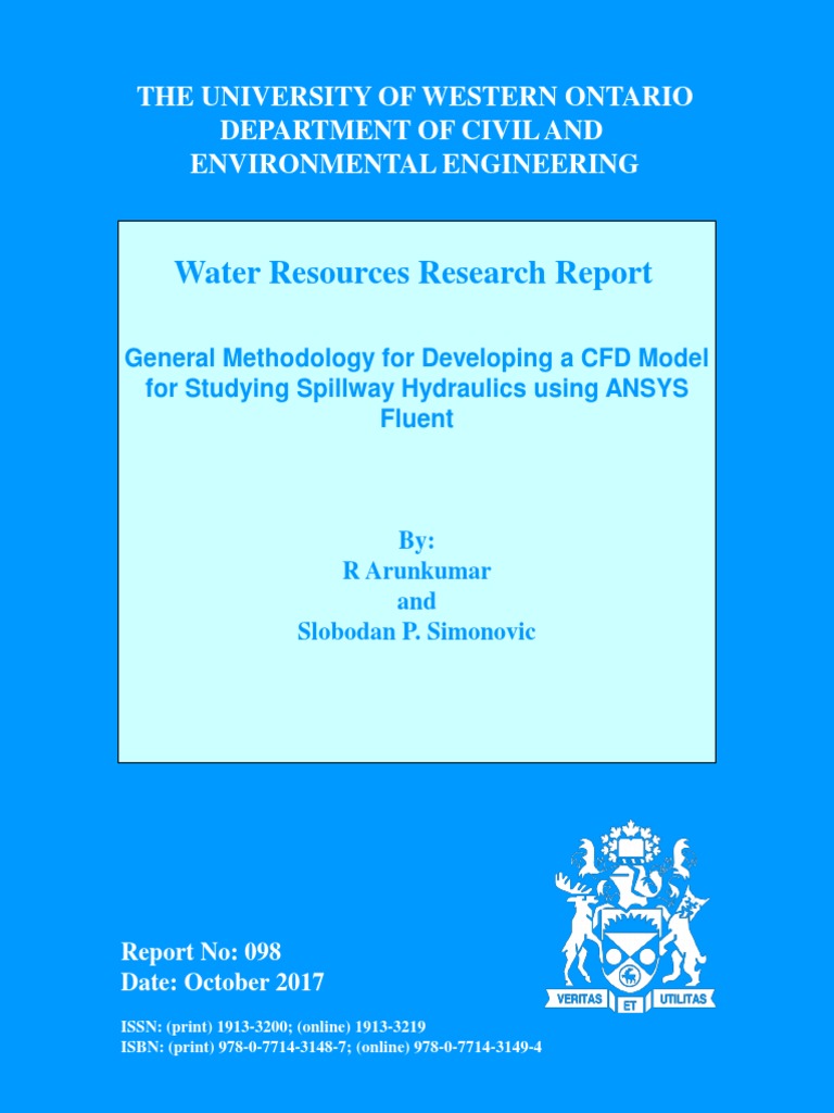 Water Resources Research Report: The University of Western Ontario ...
