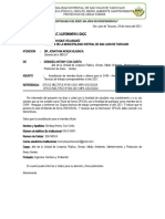 informe 003 Acreditación de miembro titular y alterno para la CAM – Arequipa y para los Grupos Técnicos de trabajo correspondientes al año 2021.