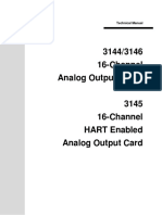 3144/3146 16-Channel Analog Output Cards: Technical Manual