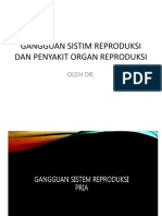 Gangguan Sistim Reproduksi Dan Penyakit Organ Reproduksi