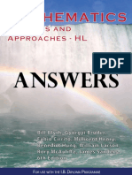 Mathematics - ANSWERS - Analysis and Approaches HL - Sixth Edition - IBID 2019