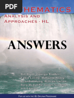 Mathematics - ANSWERS - Analysis and Approaches HL - Sixth Edition - IBID 2019