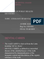 Etiology of Dental Caries