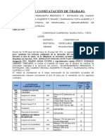 Acta de Constatacion de Trabajo