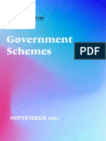 Govt Schemess Sep 2021