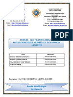 Programmation Mobile - Frameworks de Developpement Mobile Et Stores Associés