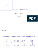 TA1 - Econometrics I
