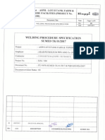 PTJ-WPS-SUM-TK-01-2017 REV-0   WELDING PROCEDURE SPECIFICATION FOR TANK (SMAW)