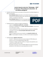 Hyundai Motor Desvela La Hoja de Ruta de La Estrategia 2025 para La Transición Hacia Un Proveedor de Soluciones de Movilidad Inteligente