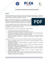 465226745 Obiectivele Si Indicatorii Documentului de Politica Industriala PDF