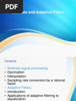 Multirate and Adaptive Filters