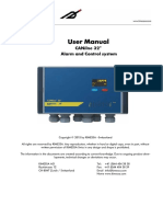User Manual: Canline 32 Alarm and Control System