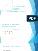 Nomenclatura Dos Alcanos de Cadeia Ramificada