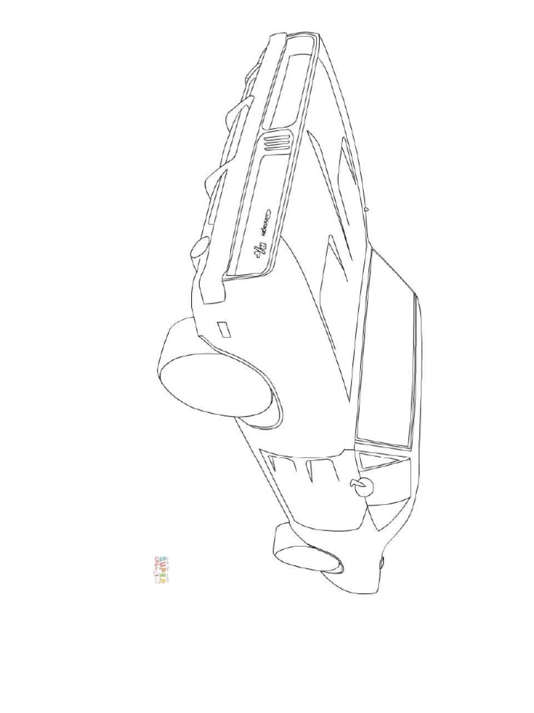 1969 Dodge Charger RT Coloring Page - Free Printable Coloring Pages | PDF