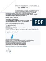 Tema 8: Aerosolterapia, Fototerapia, Tratamentul Cu Raze Ultraviolete