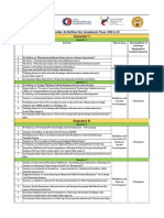 Iic Activity Calendar 2021-22