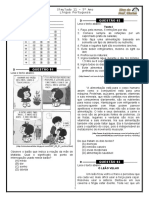 Simulado 11 (Port. 5º Ano - Blog Do Prof. Warles)