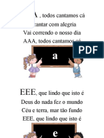 Todos Cantamos Cá A Cantar Com Alegria Vai Correndo o Nosso Dia AAA, Todos Cantamos Cá