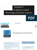 Seminario 1 - Emb Normal y Patologia Primer Trimestre - 2020