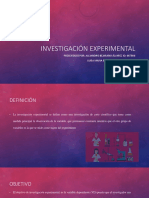 Exposicion Investigacion Experimental
