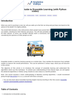 A Comprehensive Guide To Ensemble Learning (With Python Codes)