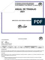 Modelo de Plan Anual de Trabajo