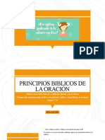 Principios Biblicos de La Oración