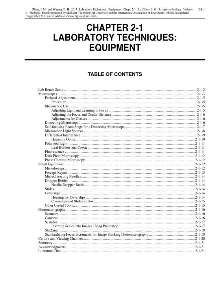 Chapter 2 - Laboratory Techniques | PDF | Microscopy | Optics