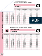 Horaires Ligne 6 Nation - La Chapelle - 0