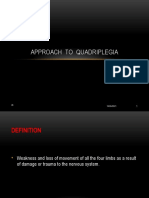 Approach to Quadriplegia: Causes, Symptoms and Management