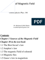 Sources of Magnetic Field: General Physics Phys. 106