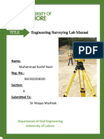 Measuring Triangulation Scheme with Pace Length