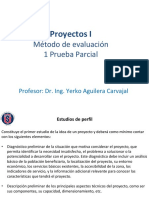 Método de Evaluación 1PP Proyecto I