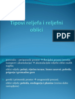 Tipovi Reljefa I Reljefni Oblici