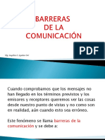 Diapositivas Barreras de La Comunicación