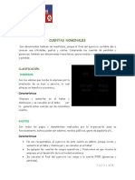 Caracteristicas de La Cuentas Nominales o de Resultado