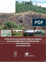 Protocolode Procesamiento Digital de Imagenes para Cuantificación de La Deforestación Nivel Subnacional