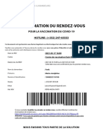 Confirmation Du Rendez-Vous