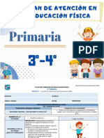 Plan de Atención EF Primaria 3º y 4º Sem. 7-Mtro. Antonio Preza