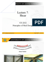 Shear: CE 2212 Principles of Steel Design