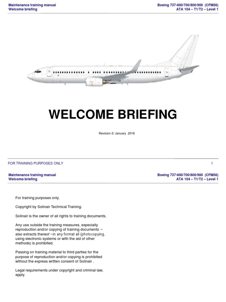 B737NGWBT1T2L1 | PDF | Copyright | Intellectual Works