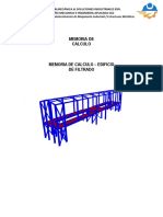 Memoria de Calculo - Edificio de Filtrado