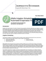 Alfalfa Irrigation Scheduling With An Automated Evaporation Pan System