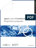 Aguas y Nueva Constitucion Perspectivas y Propuestas Comprimido