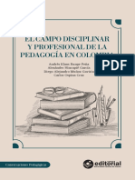 CAMPO DISCIPLINAR Y PROFESIONAL de LA PEDAGOGÍA en COLOMBIA - Andrés Klaus Runge Peña, Alexánder Hincapié García, Diego Alejandro Muñoz Gaviria y Carlos Ospina Cruz