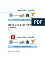 Top 10 Data Science Python Libraries