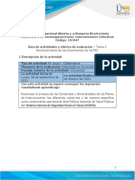 Guía de Actividades y Rúbrica de Evaluación - Unidad 2 - Tarea 2 - Reconocimiento de Los Lineamientos de Los PIC